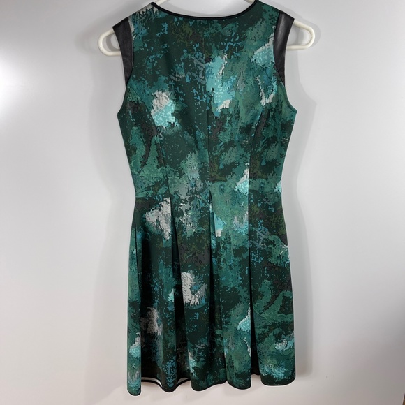 ANDREW MARC Illusion Scuba Fit n Flare Dress 2 - Picture 8 of 8